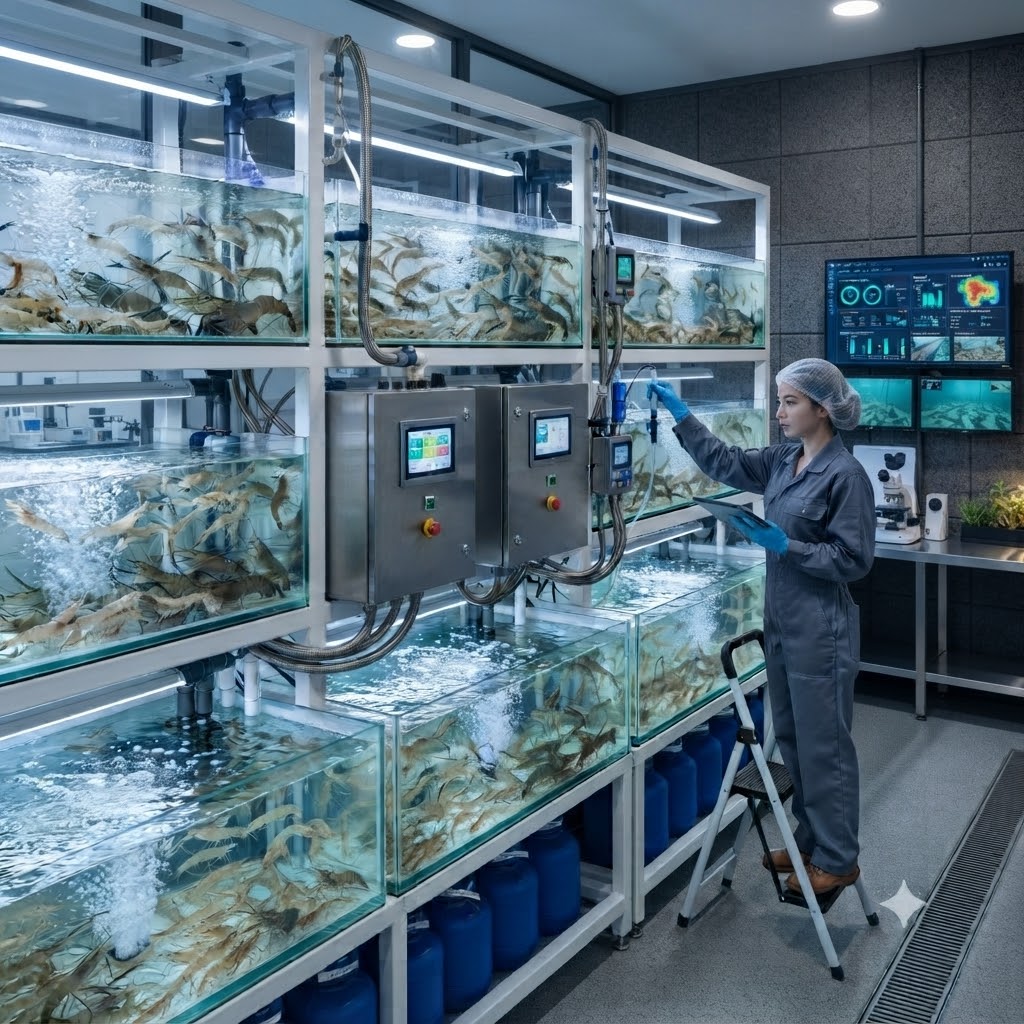 Smart Container Land-based Seafood Farming